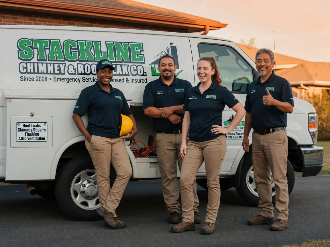Chimney flashing repair company in Mio, MI